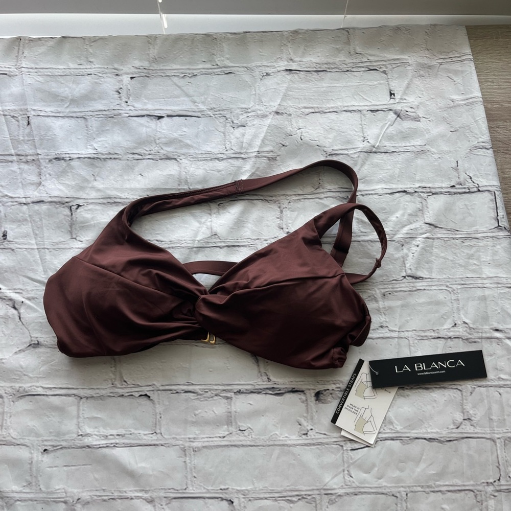 La Blanca Brown Criss-Cross Bikini